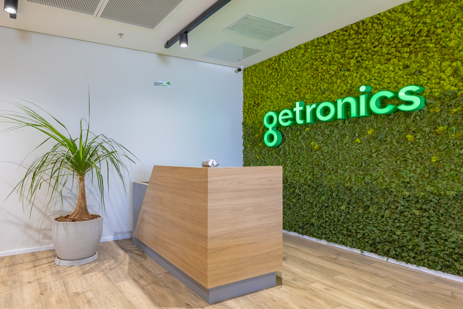 Escritório da Geotronics em São Paulo, projeto de arquitetura corporativa da Proh