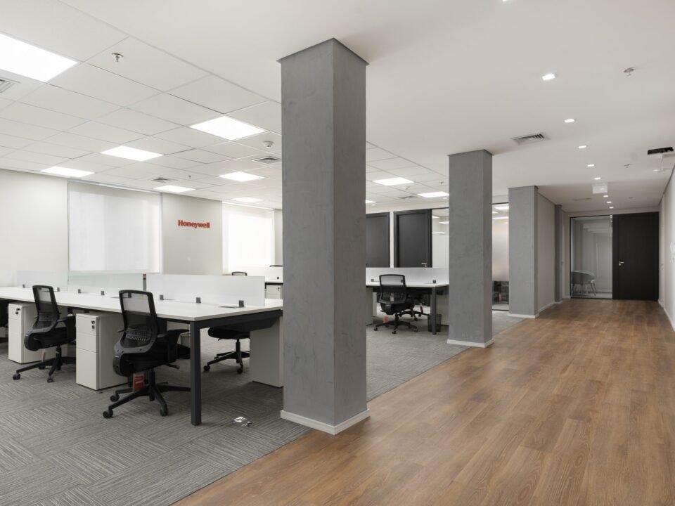 Escritório da Honeywell, projeto de arquitetura corporativa da Proh