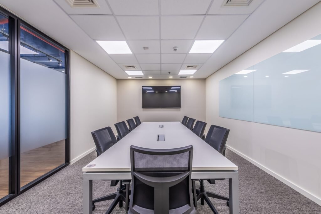Sala de reunião no escritório da Hyundai